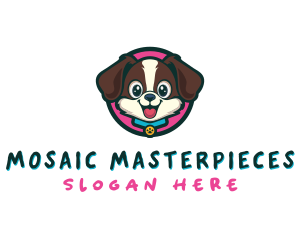 Cute Cartoon Puppy logo design