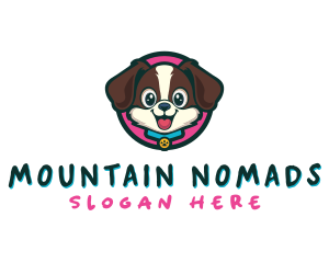 Cute Cartoon Puppy logo design