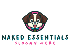 Cute Cartoon Puppy logo design