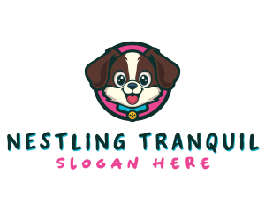 Cute Cartoon Puppy logo design