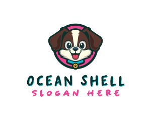 Cute Cartoon Puppy logo design