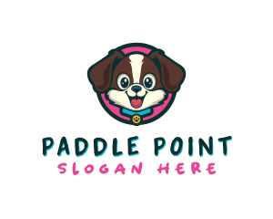 Cute Cartoon Puppy logo design