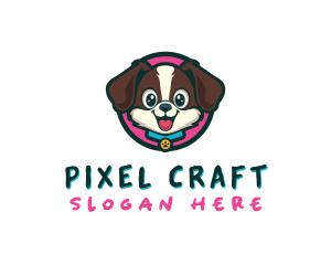 Cute Cartoon Puppy logo design