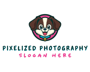 Cute Cartoon Puppy logo design