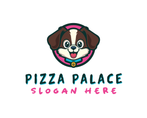 Cute Cartoon Puppy logo design