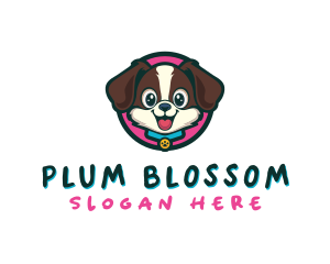 Cute Cartoon Puppy logo design