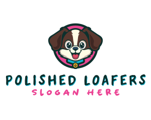 Cute Cartoon Puppy logo design