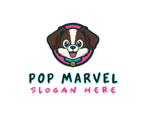 Cute Cartoon Puppy logo design