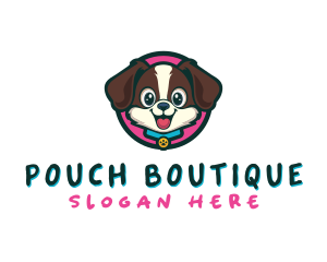 Cute Cartoon Puppy logo design