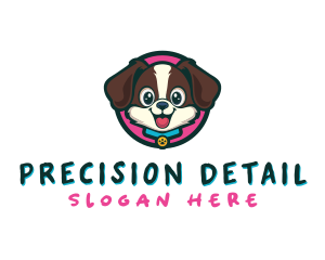 Cute Cartoon Puppy logo design