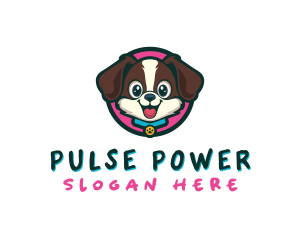 Cute Cartoon Puppy logo design