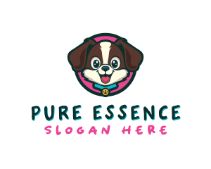 Cute Cartoon Puppy logo design