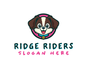 Cute Cartoon Puppy logo design