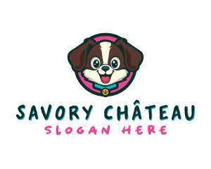 Cute Cartoon Puppy logo design