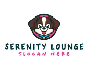 Cute Cartoon Puppy logo design