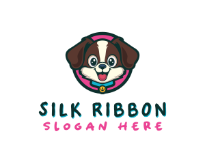 Cute Cartoon Puppy logo design