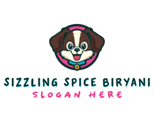 Cute Cartoon Puppy logo design