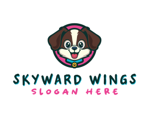 Cute Cartoon Puppy logo design