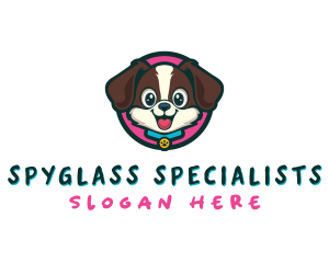 Cute Cartoon Puppy logo design