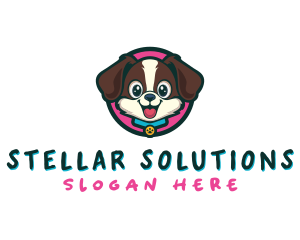 Cute Cartoon Puppy logo design