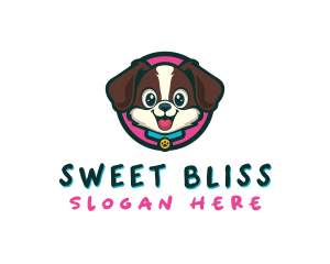 Cute Cartoon Puppy logo design