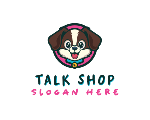 Cute Cartoon Puppy logo design