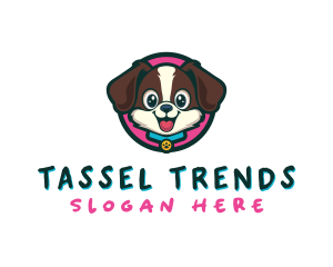 Cute Cartoon Puppy logo design