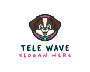 Cute Cartoon Puppy logo design