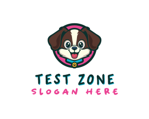 Cute Cartoon Puppy logo design