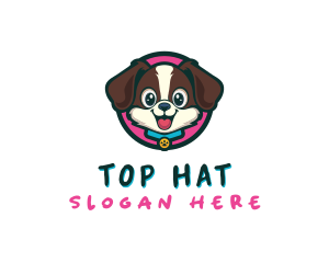 Cute Cartoon Puppy logo design