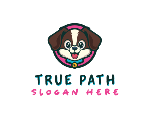 Cute Cartoon Puppy logo design