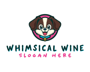 Cute Cartoon Puppy logo design