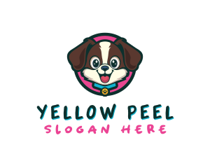 Cute Cartoon Puppy logo design