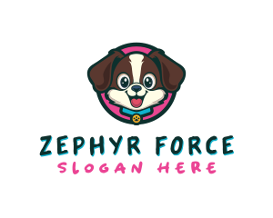 Cute Cartoon Puppy logo design