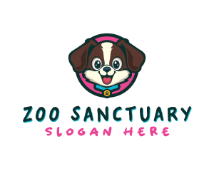 Cute Cartoon Puppy logo design