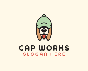 Baseball Cap Beagle logo design