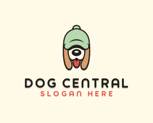 Baseball Cap Beagle logo design