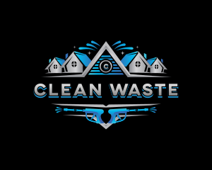 Pressure Wash Cleaning logo design