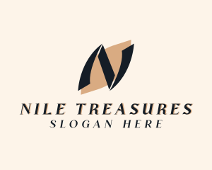 Fashion Boutique Apparel Letter N logo design