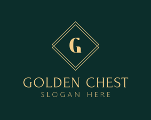 Premium Gold Diamond logo design