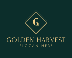 Premium Gold Diamond logo design