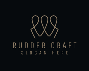 Clothing Thread Knitting logo design