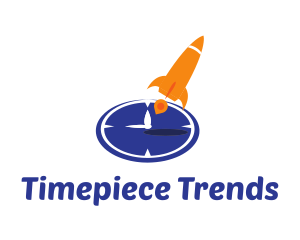 Time Clock Rocket logo