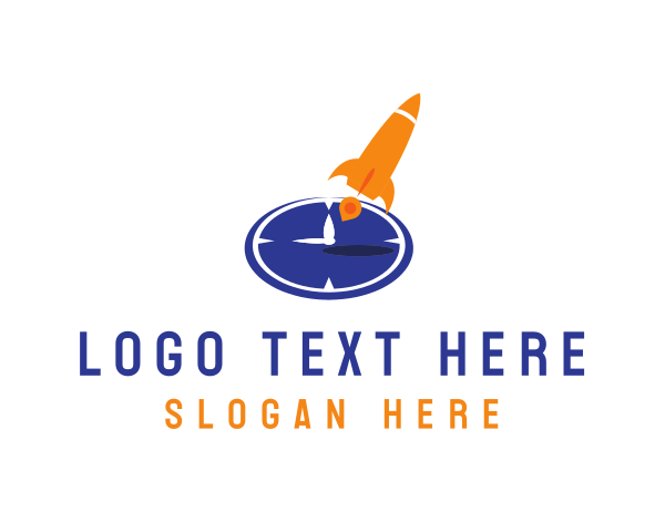 Time Clock Rocket logo