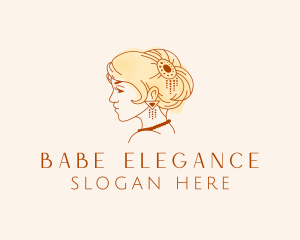 Elegant Woman Jewelry logo design