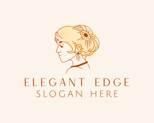 Elegant Woman Jewelry logo design