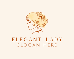 Elegant Woman Jewelry logo design