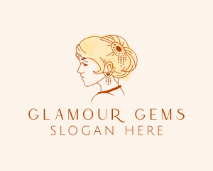 Elegant Woman Jewelry logo design