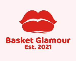 Sexy Red Lips  logo design