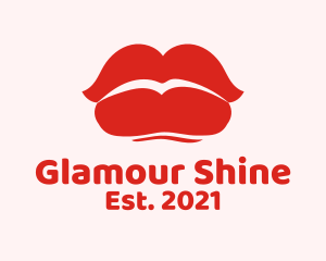 Sexy Red Lips  logo design